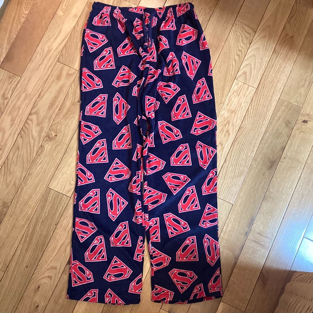 Men’s Superman fleece sleep pants